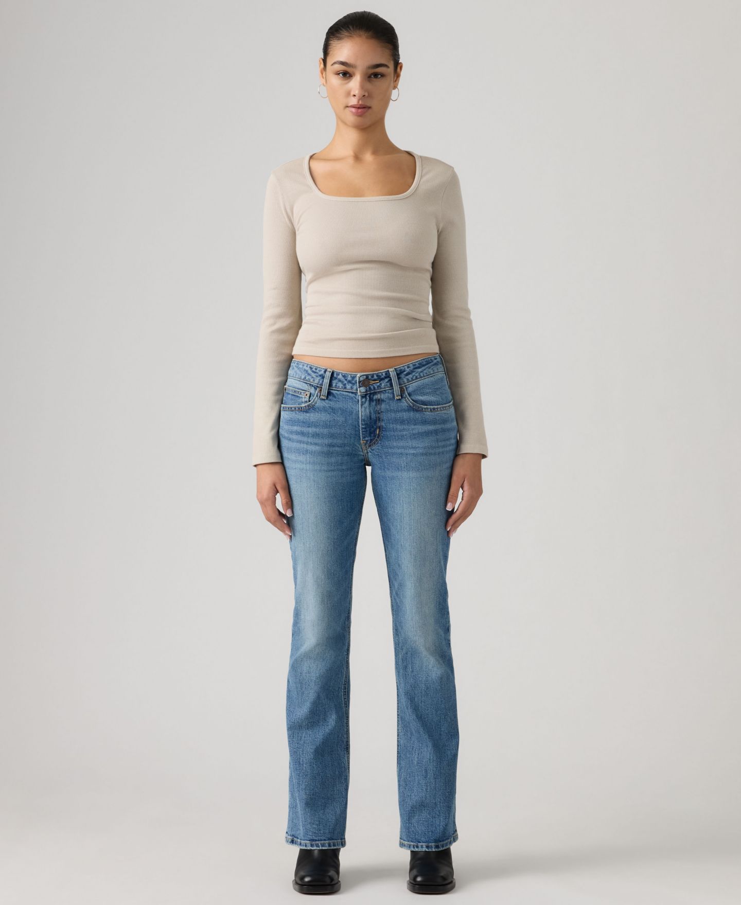 Женские джинсы Levi's Premium Low Slim Boot Light-Wash, цвет: 006kc-0002 Kick Start — фото 2