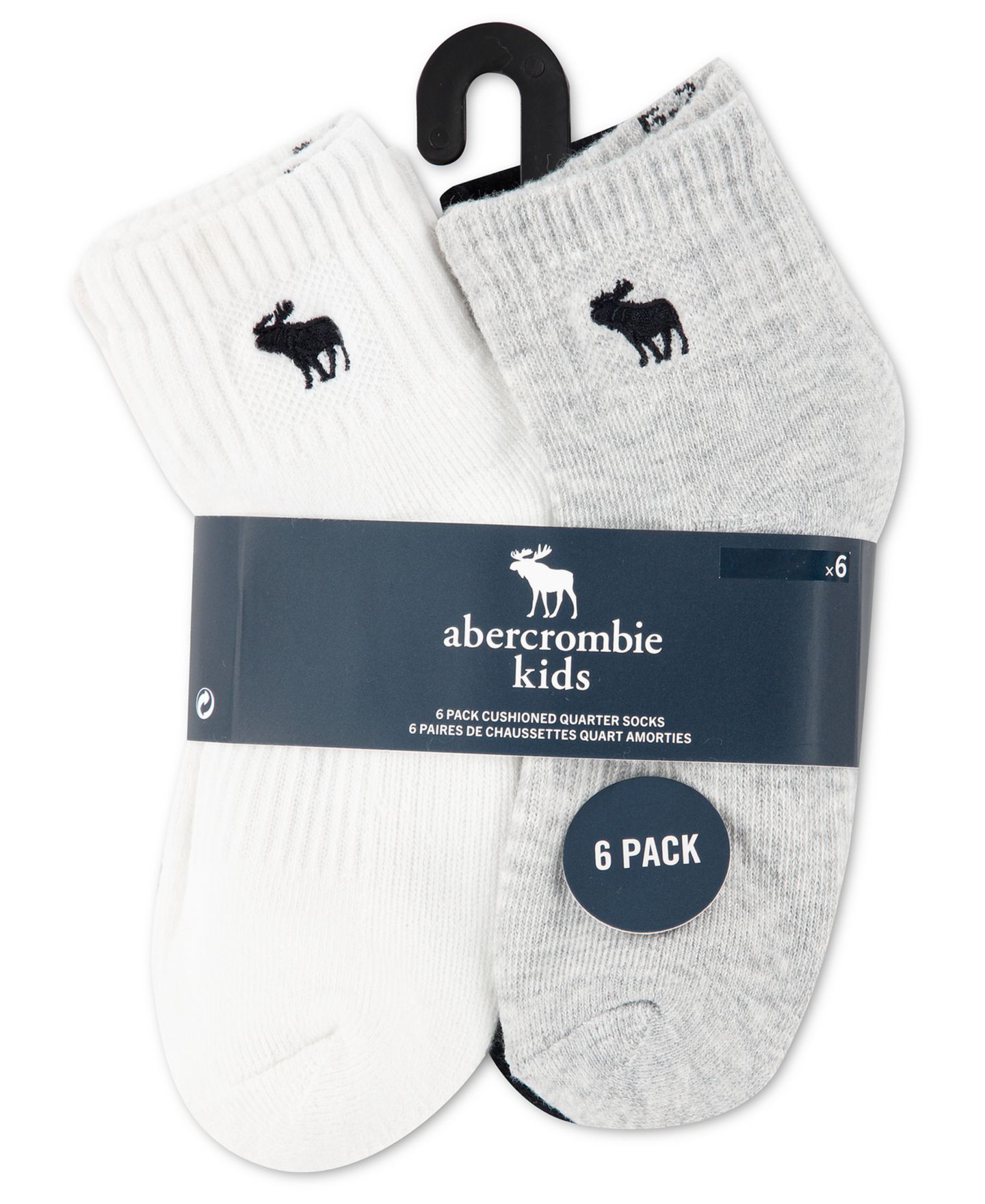 Носки для детей, низкие, 6 шт. — abercrombie kids, цвет: Разноцветный — фото 3