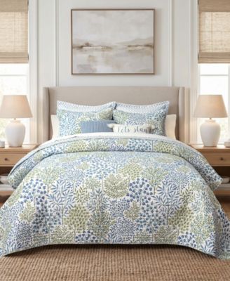 English Forest Reversible 3-Piece Bedspread Set, Full