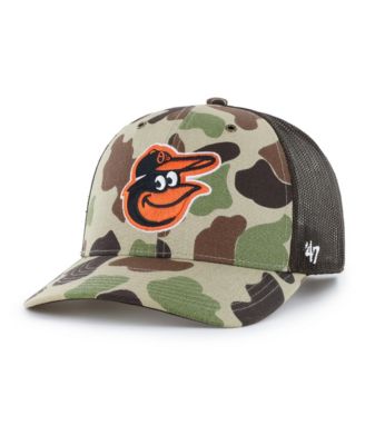 Men's Camo Baltimore Orioles Duck Camo Trucker Hat