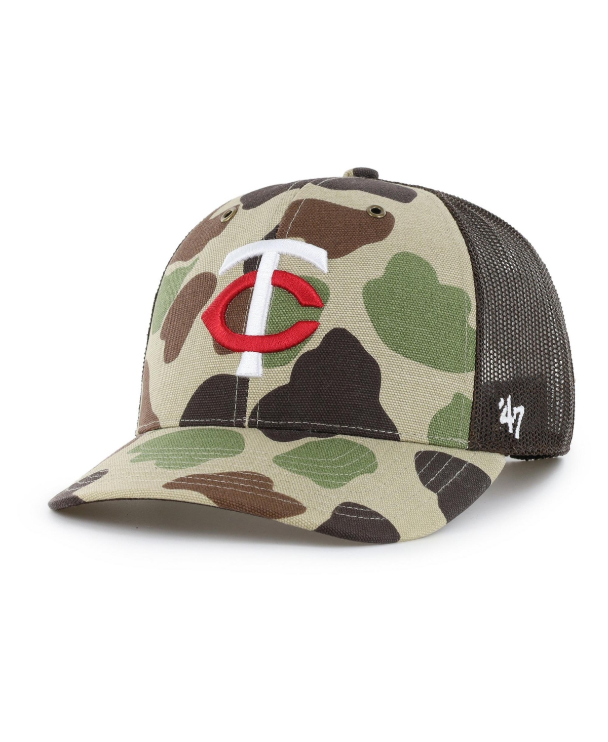 '47 Brand Men's Camo Minnesota Twins Duck Camo Trucker Hat