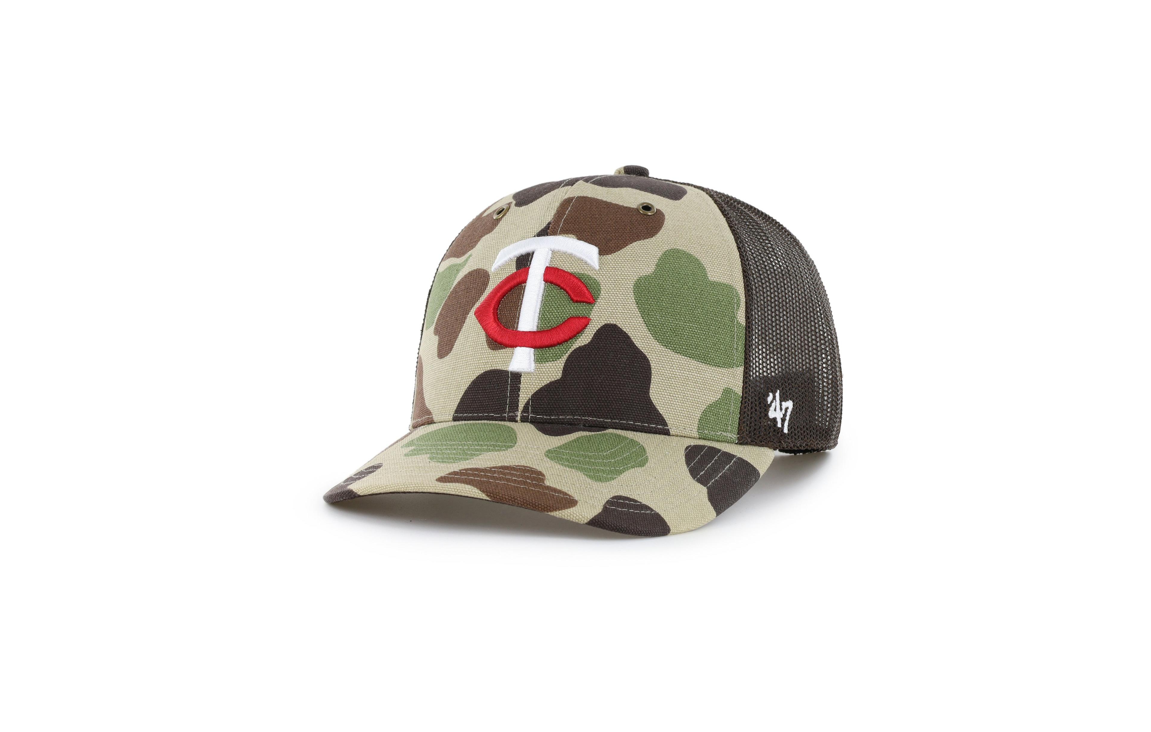 '47 Brand Men's Camo Minnesota Twins Duck Camo Trucker Hat