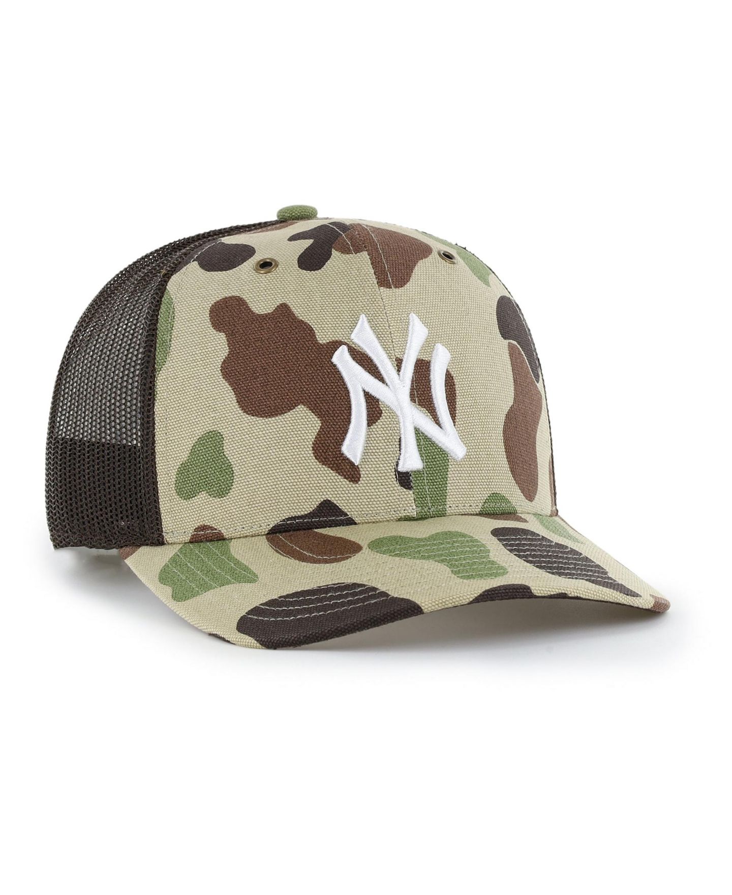 Мужская кепка '47 Brand Camo New York Yankees Duck Camo Trucker Hat — фото 3