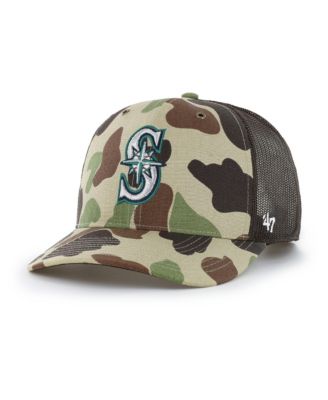 Men's Camo Seattle Mariners Duck Camo Trucker Hat