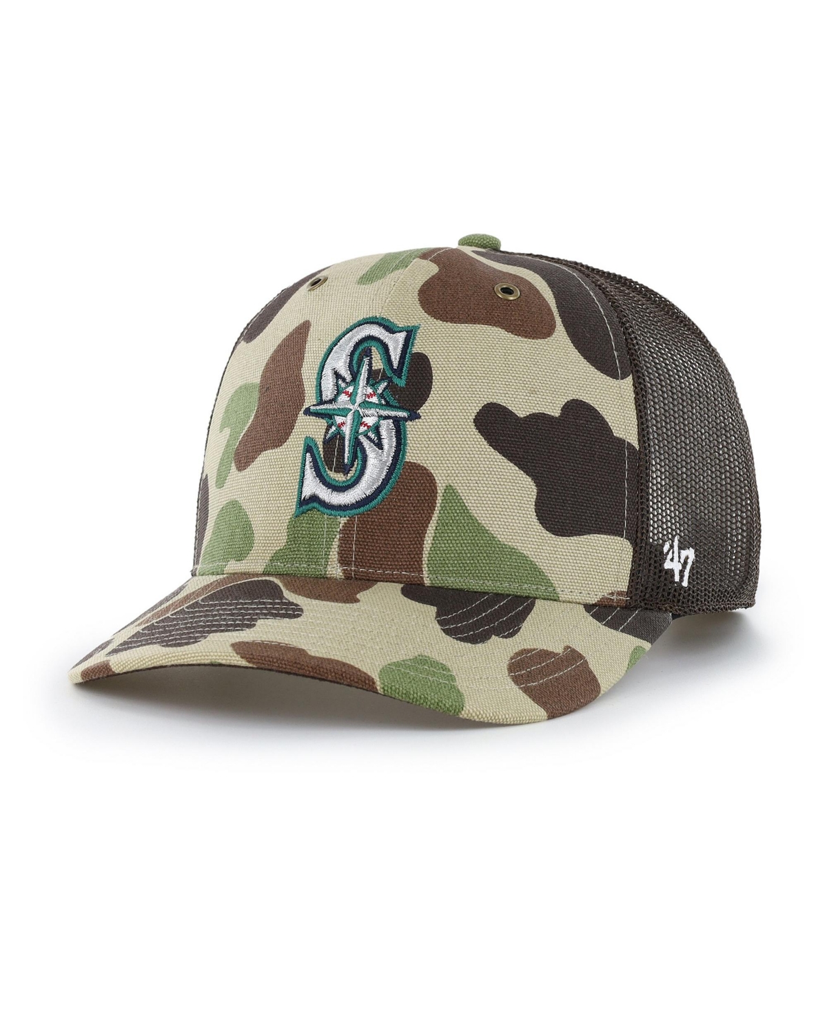 '47 Brand Men's Camo Seattle Mariners Duck Camo Trucker Hat - Camo