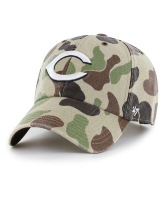 Men's Camo Cincinnati Reds Duck Camo Clean Up Adjustable Hat