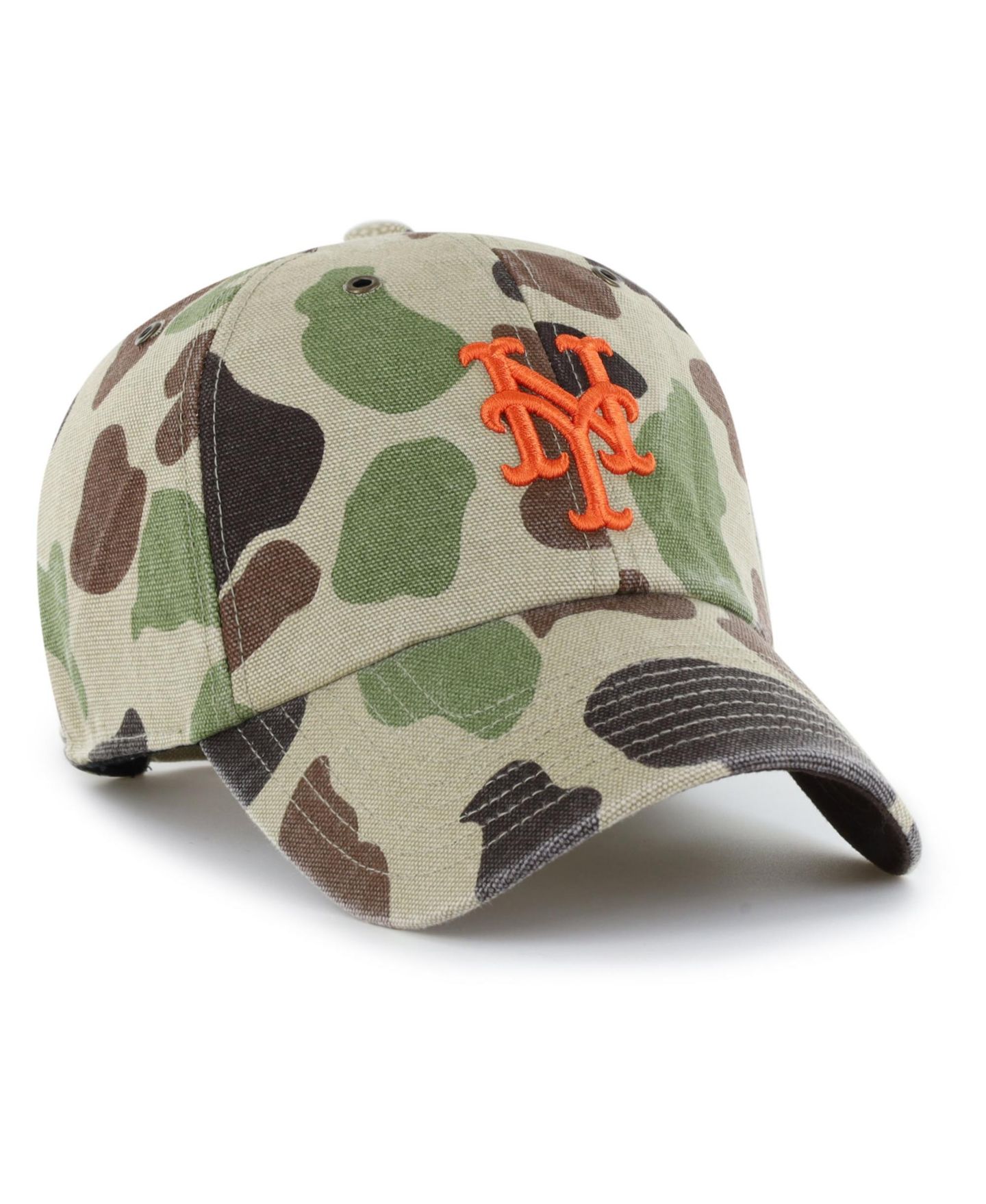 Мужская кепка '47 Brand Camo New York Mets Duck Camo Clean Up Adjustable Hat — фото 3