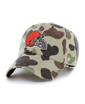 Men's Camo Cleveland Browns Duck Camo Clean Up Adjustable Hat
