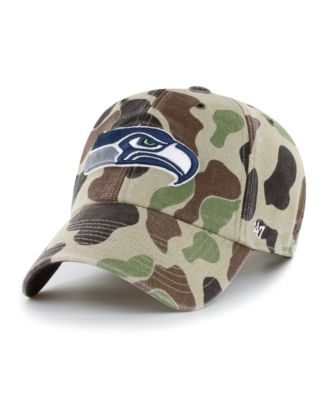 Men's Camo Seattle Seahawks Duck Camo Clean Up Adjustable Hat