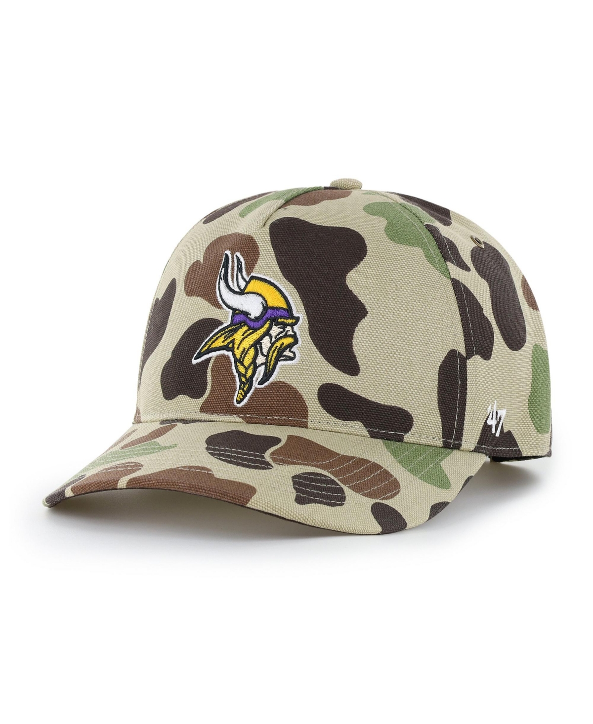 '47 Brand Men's Camo Minnesota Vikings Duck Camo Relaxed Hitch Hat - Camo