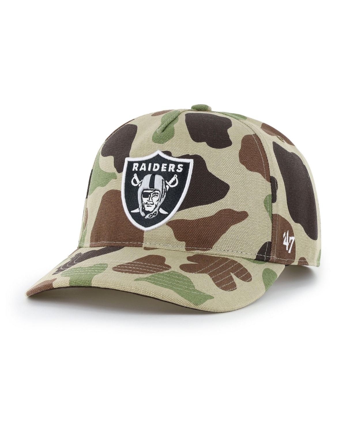 '47 Brand Men's Camo Las Vegas Raiders Duck Camo Relaxed Hitch Hat - Camo
