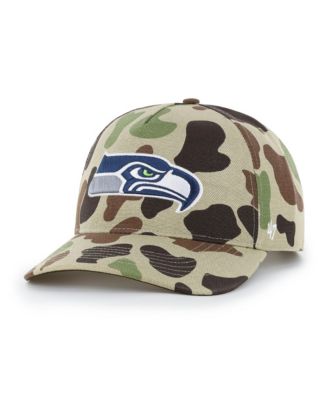 Men's Camo Seattle Seahawks Duck Camo Relaxed Hitch Hat