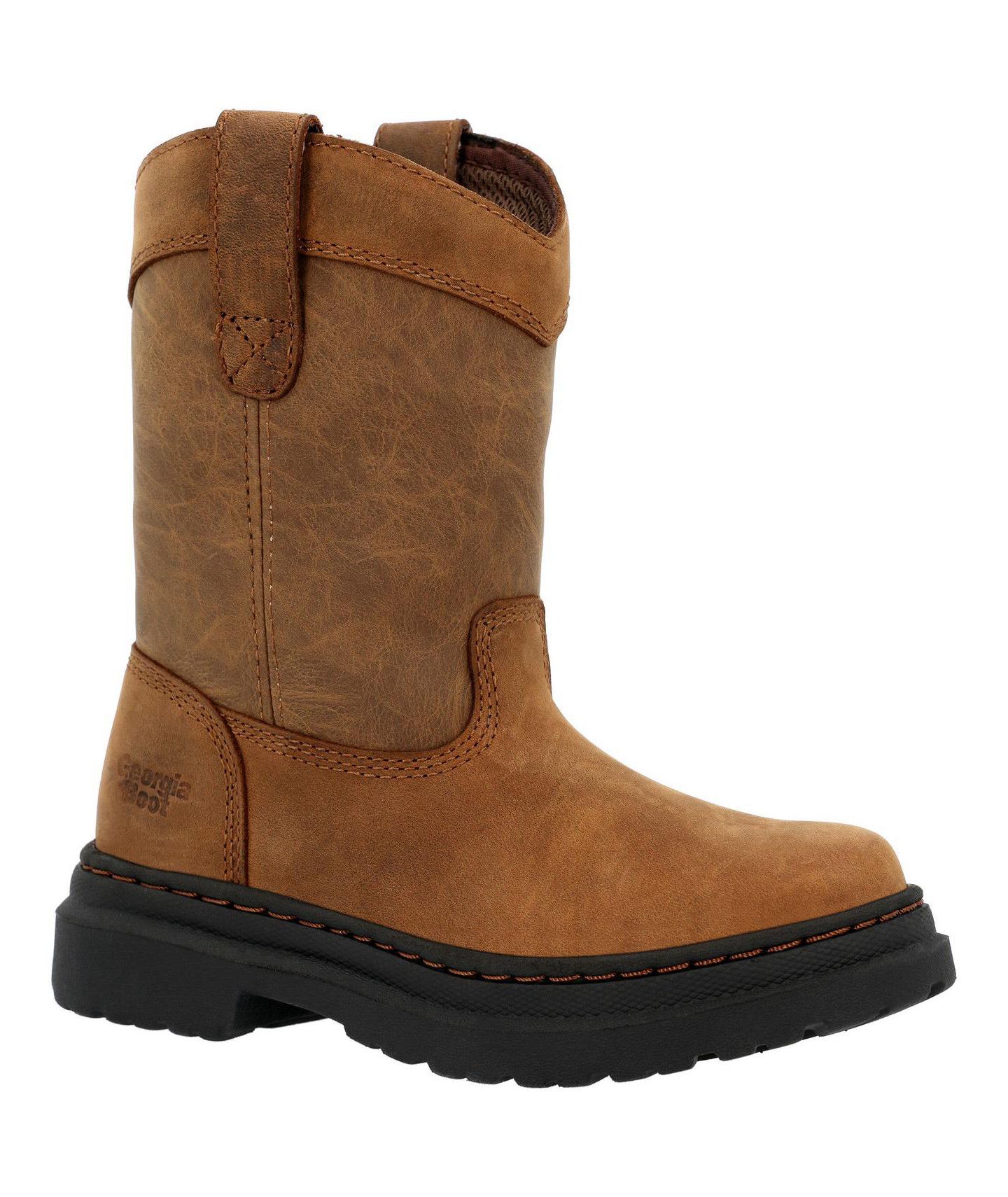 Детские ботинки GEORGIA BOOT Romeo SuperLyte Pull On Boot, цвет: Коричневый — фото 5