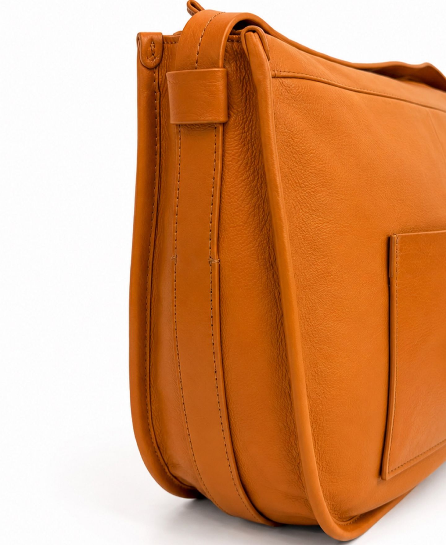 Женская сумка Ecotorie Sissy Leather Slouchy Adjustable Crossbody, цвет: Карамельный — фото 4