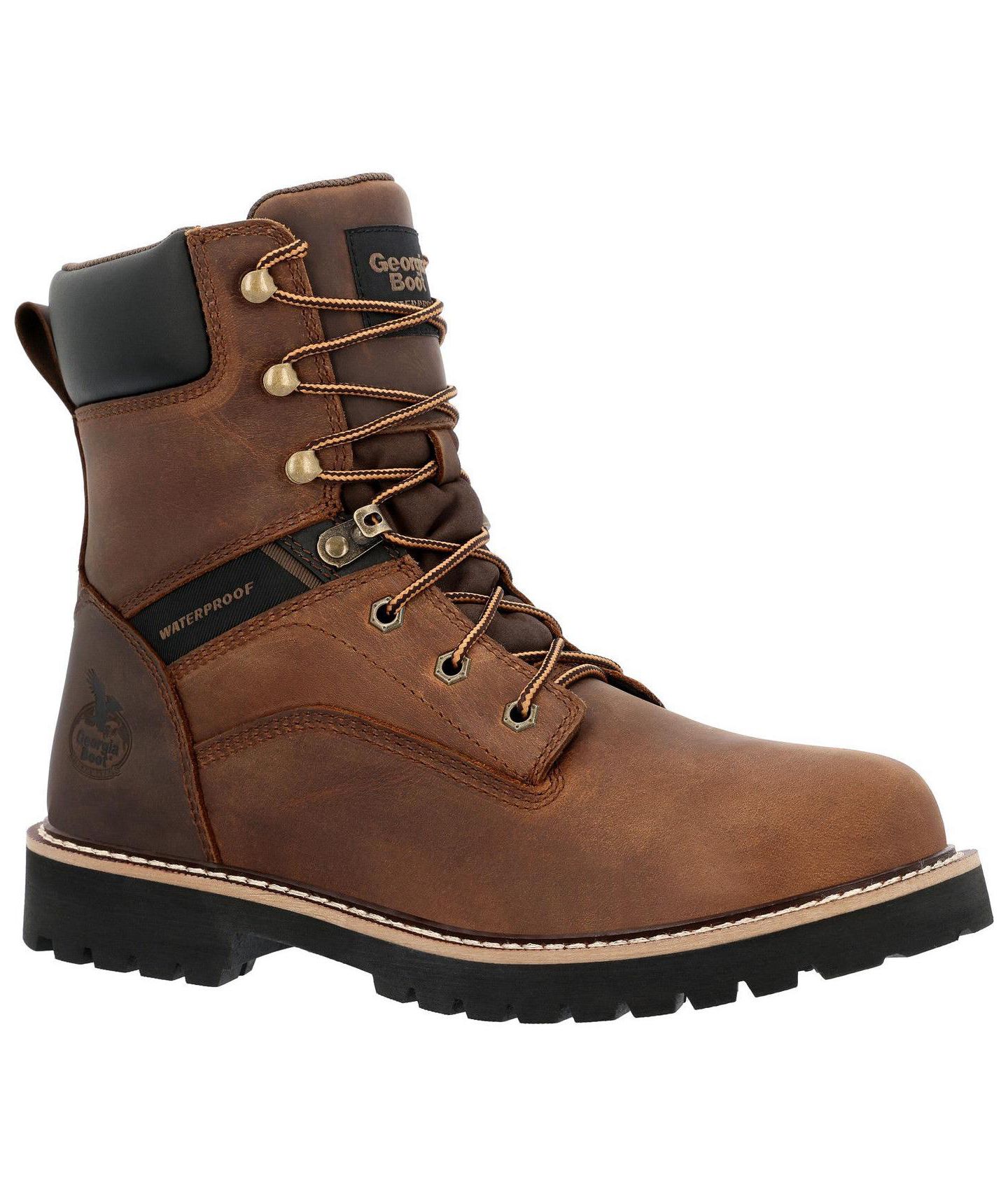 Мужские ботинки GEORGIA BOOT Core 37 Waterproof 8" Work Boot, цвет: Коричневый — фото 22