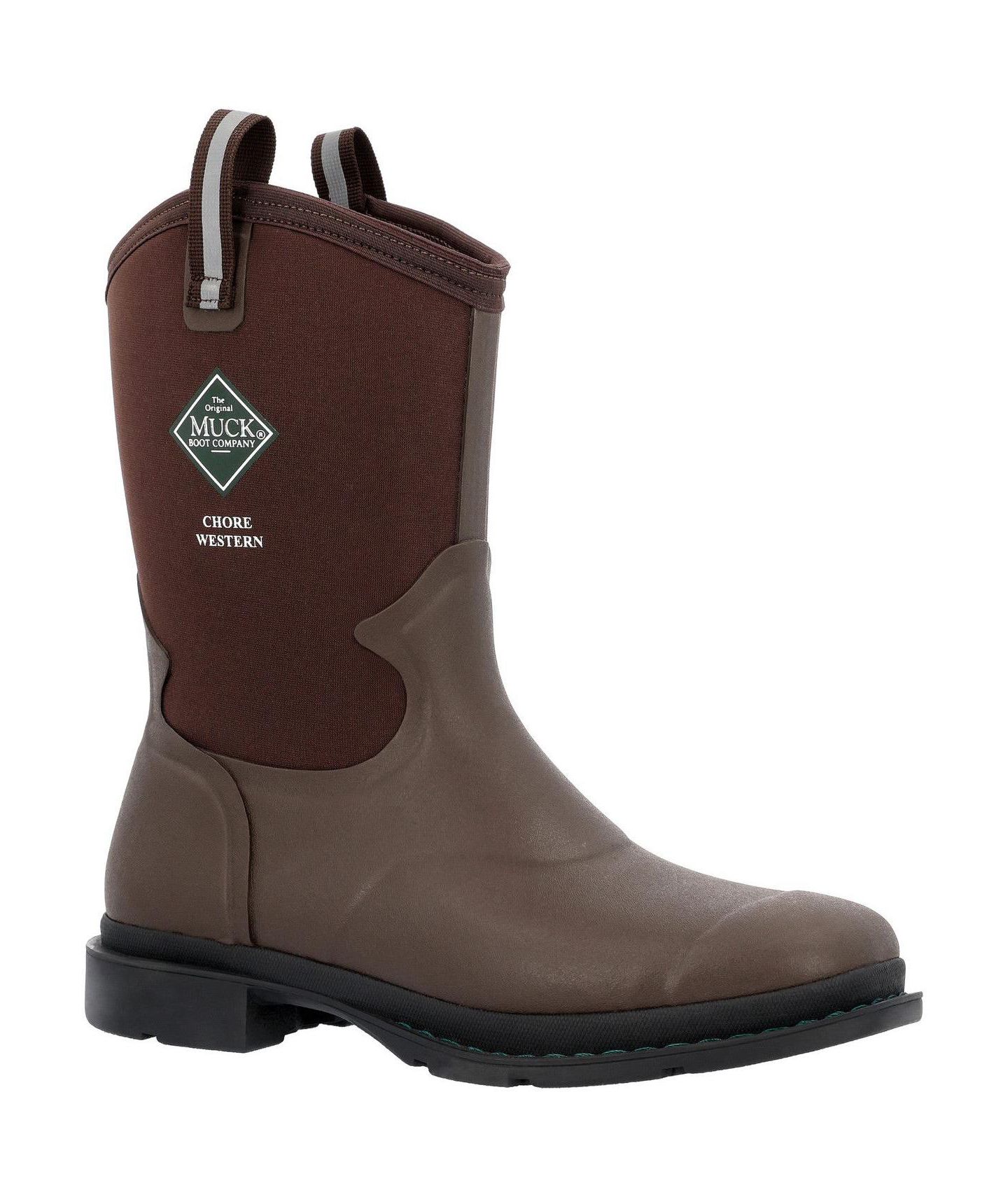 Мужские ботинки MUCK Chore Mid Western Work Boot, цвет: Коричневый — фото 9