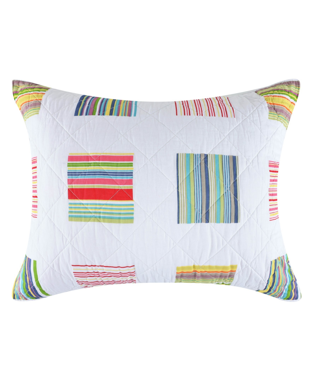 Greenland Home Fashions Sailor Modern Quilted Cotton Pillow Sham, King