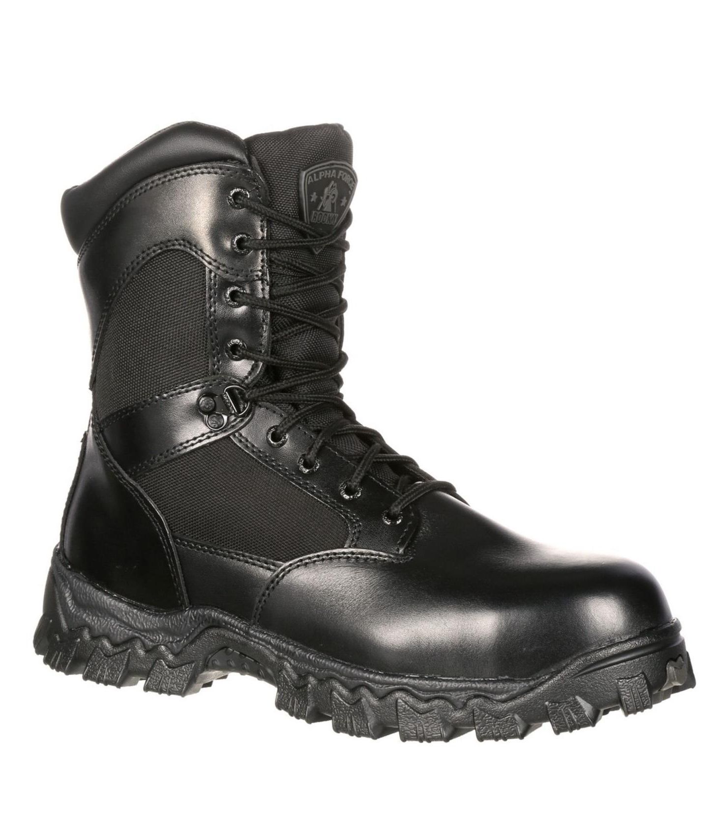 Мужские ботинки ROCKY Alpha Force Side Zip 400G Insulated Public Service Boot, цвет: Чёрный — фото 9