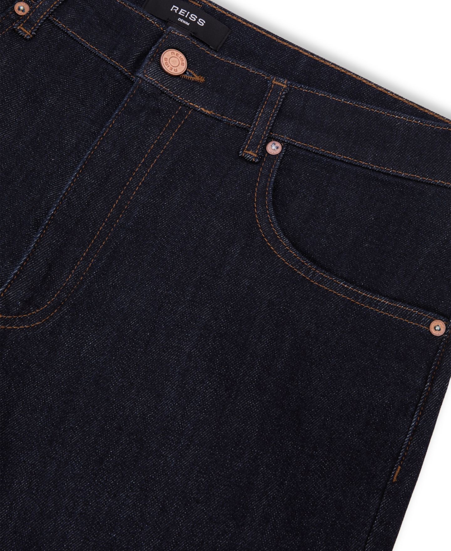 Мужские джинсы REISS Floyd Slim-Fit Denim Jeans, цвет: Варёный — фото 3