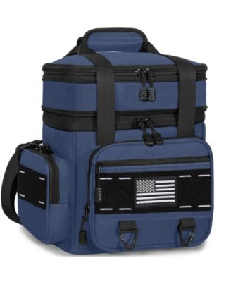 15L Lunch Box Men Double Deck Heavy Duty Cooler Bag Camping Outdoor Picnics