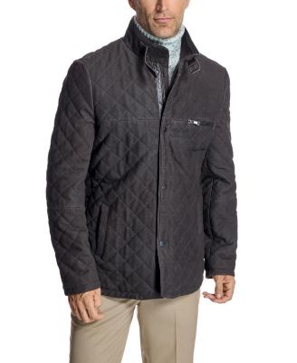 Men's Maximilian Quilted Italian Leather Jacket