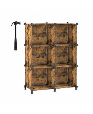 6-Cube Stair Shaped Storage