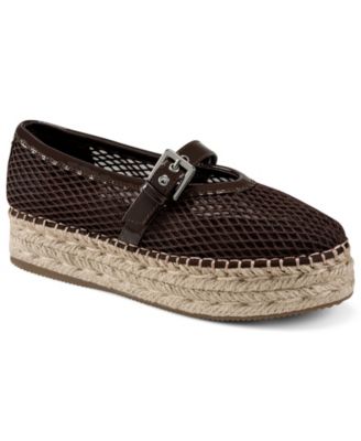 Women's Tonya Platform Buckle Espadrilles Flats