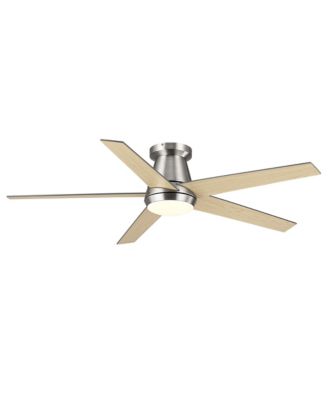 52inchModern Satin Nickel 5 Blades Ceiling Fan with Remote