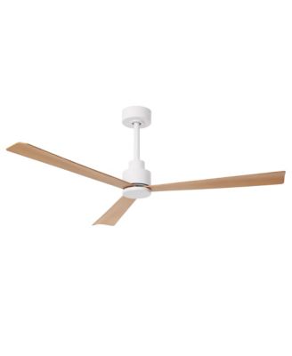 52" Modern Industrial 6-Speed Reversible DC Motor Ceiling Fan with Remote