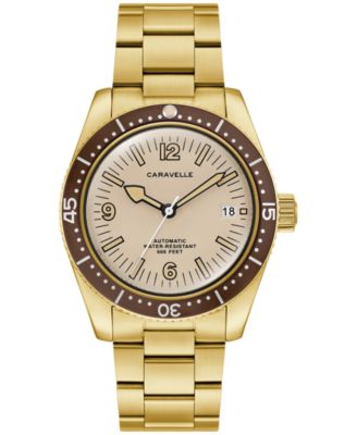 Men's Automatic Sea Hunter Gold-Tone Stainless Steel Bracelet Watch 39mm