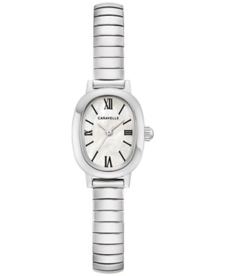 Women's Quartz Analog Classic Silver-Tone Stainless Steel Watch 18.5mm