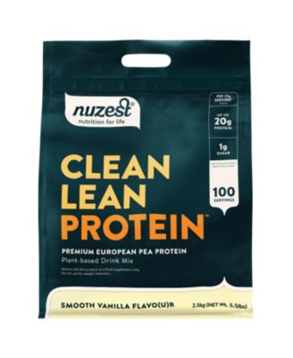 Clean Lean Protein Pea Protein Powder, Smooth Vanilla, 100 Servings with 20g Protein, 5.5lb