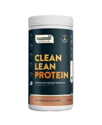 Clean Lean Protein Pea Protein Powder, Rich Chocolate, 40 Servings with 18g Protein, 2.2lb