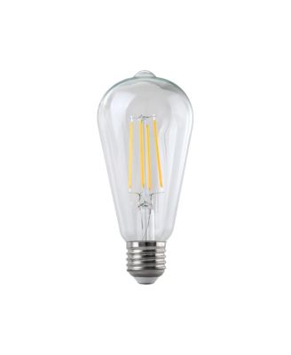 6W Vintage Clear Glass 2700K Warm White Dimmable LED Filament Light Bulb