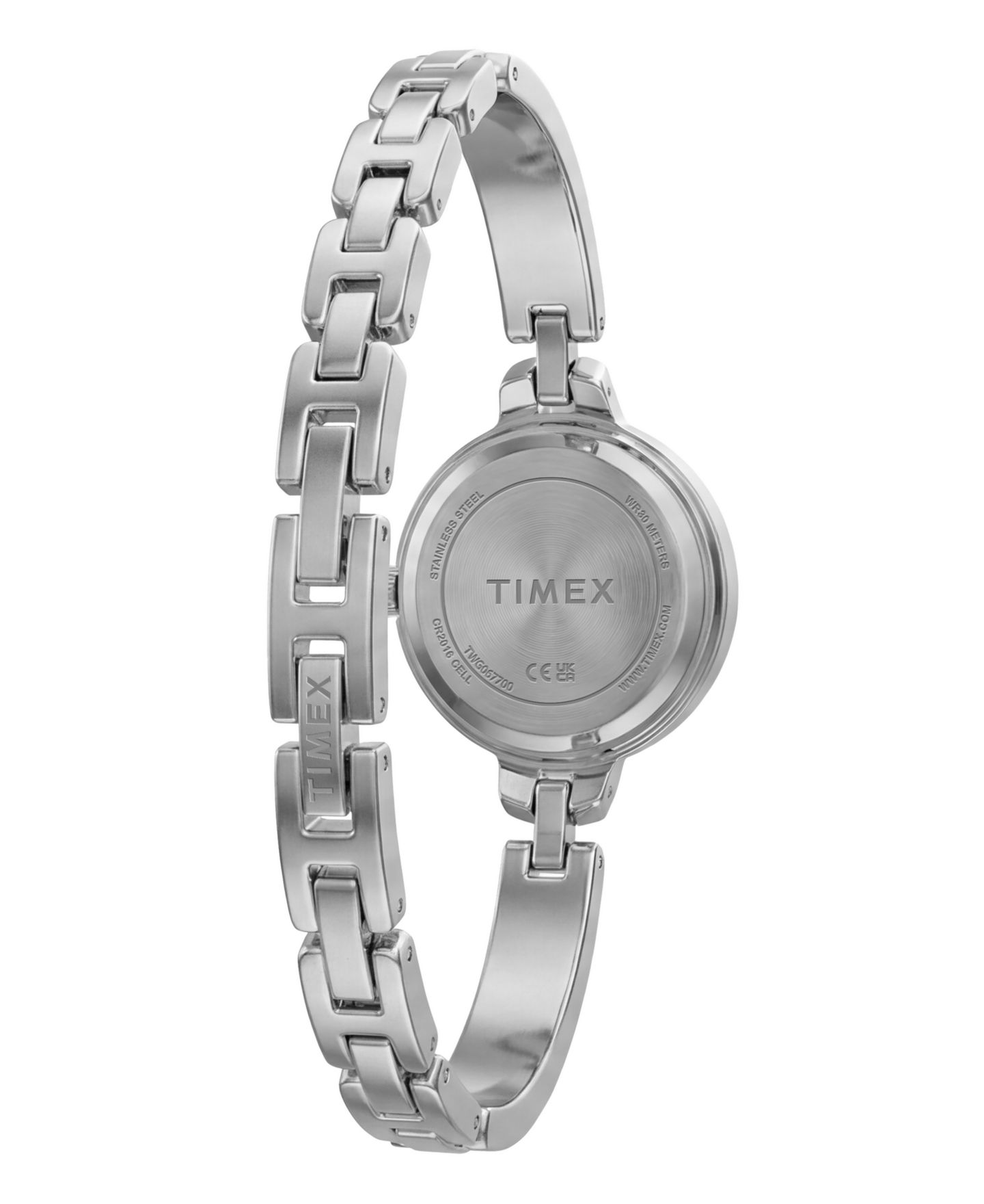 Женские часы Timex Quartz Aveline Silver-Tone Alloy 28mm — фото 5