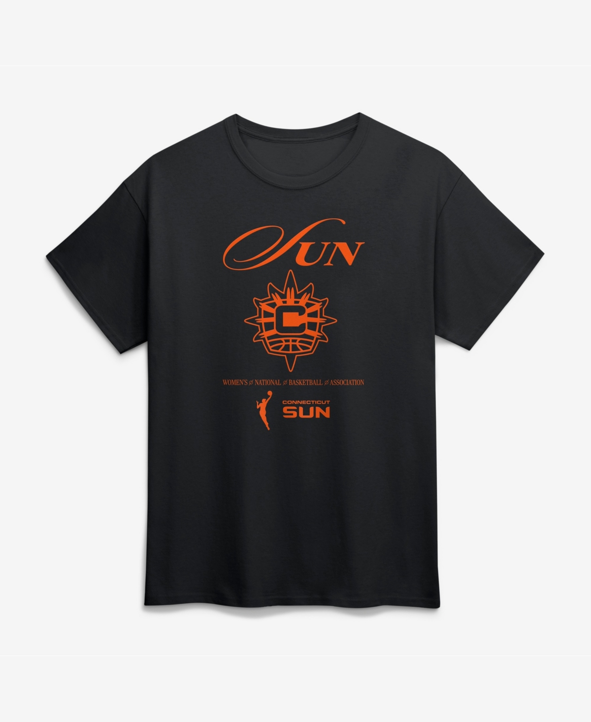 Logo Athletic Men's And Women's Black Connecticut Sun In Motion T-shirt