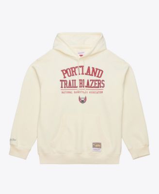 Men's Cream Portland Trail Blazers Walk-Off Fleece Hoodie