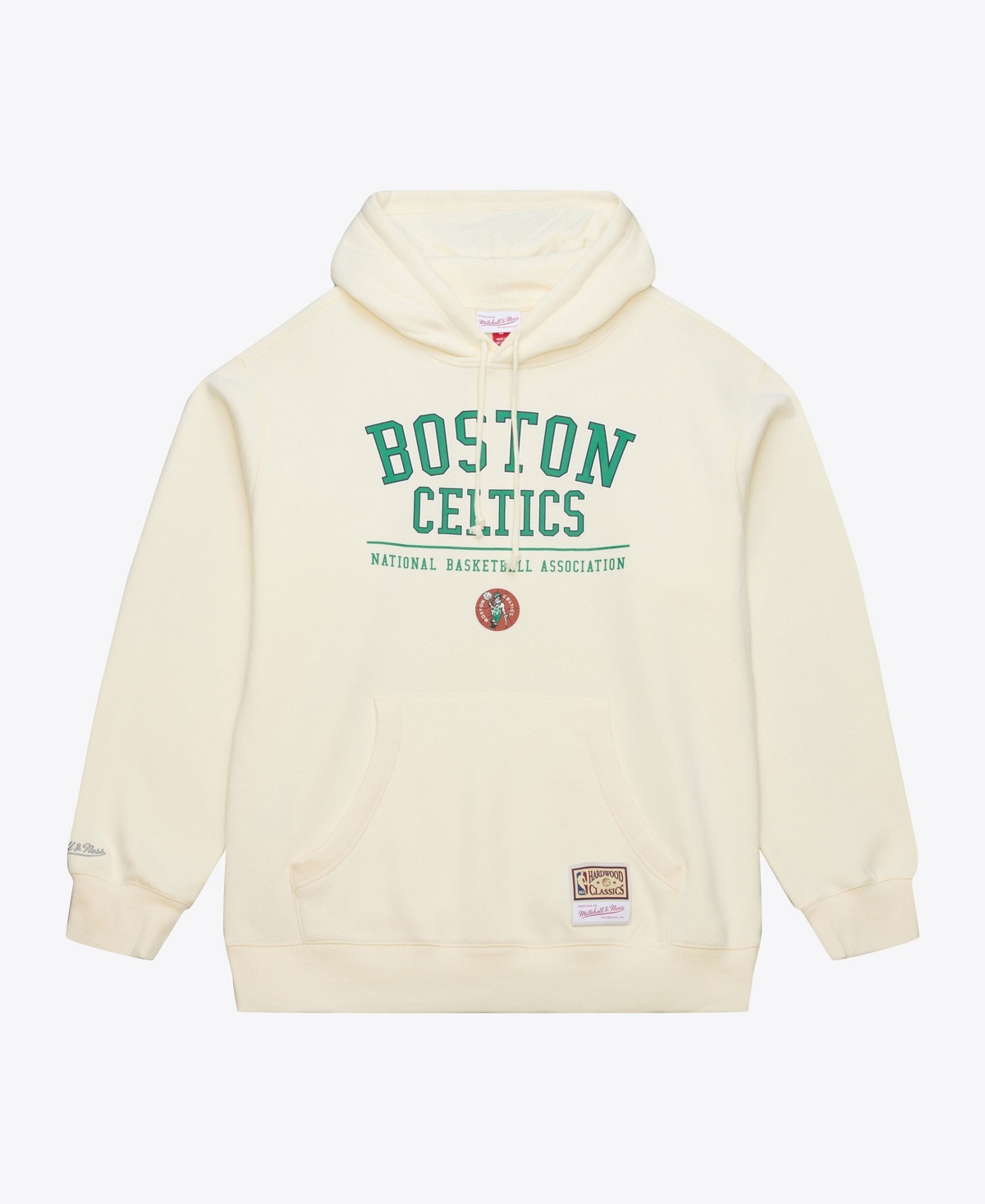 Mitchell & Ness Men's Cream Boston Celtics Walk-Off Fleece Hoodie