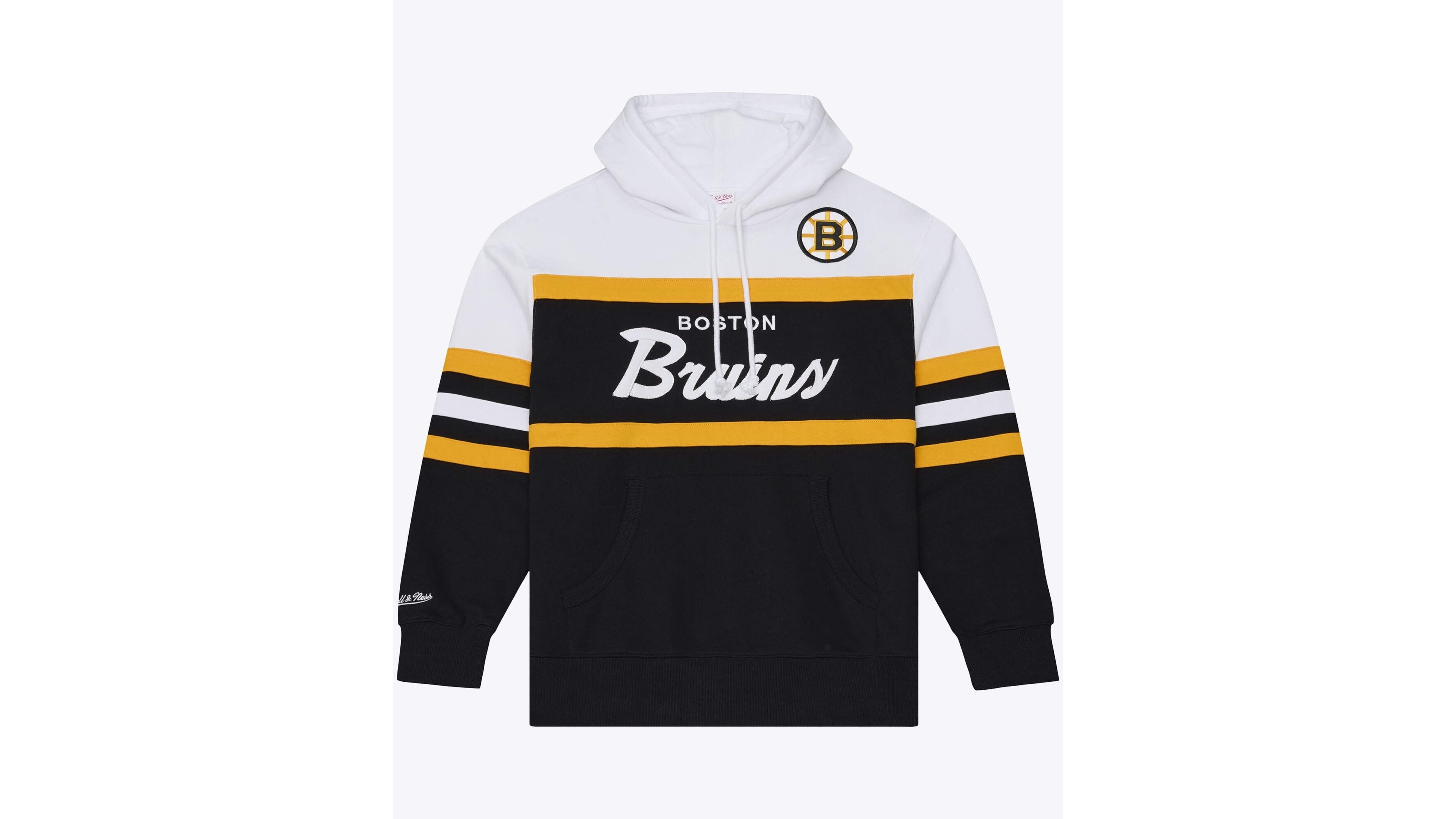 Mitchell & Ness Men's Black Boston Bruins Head Coach Hoodie