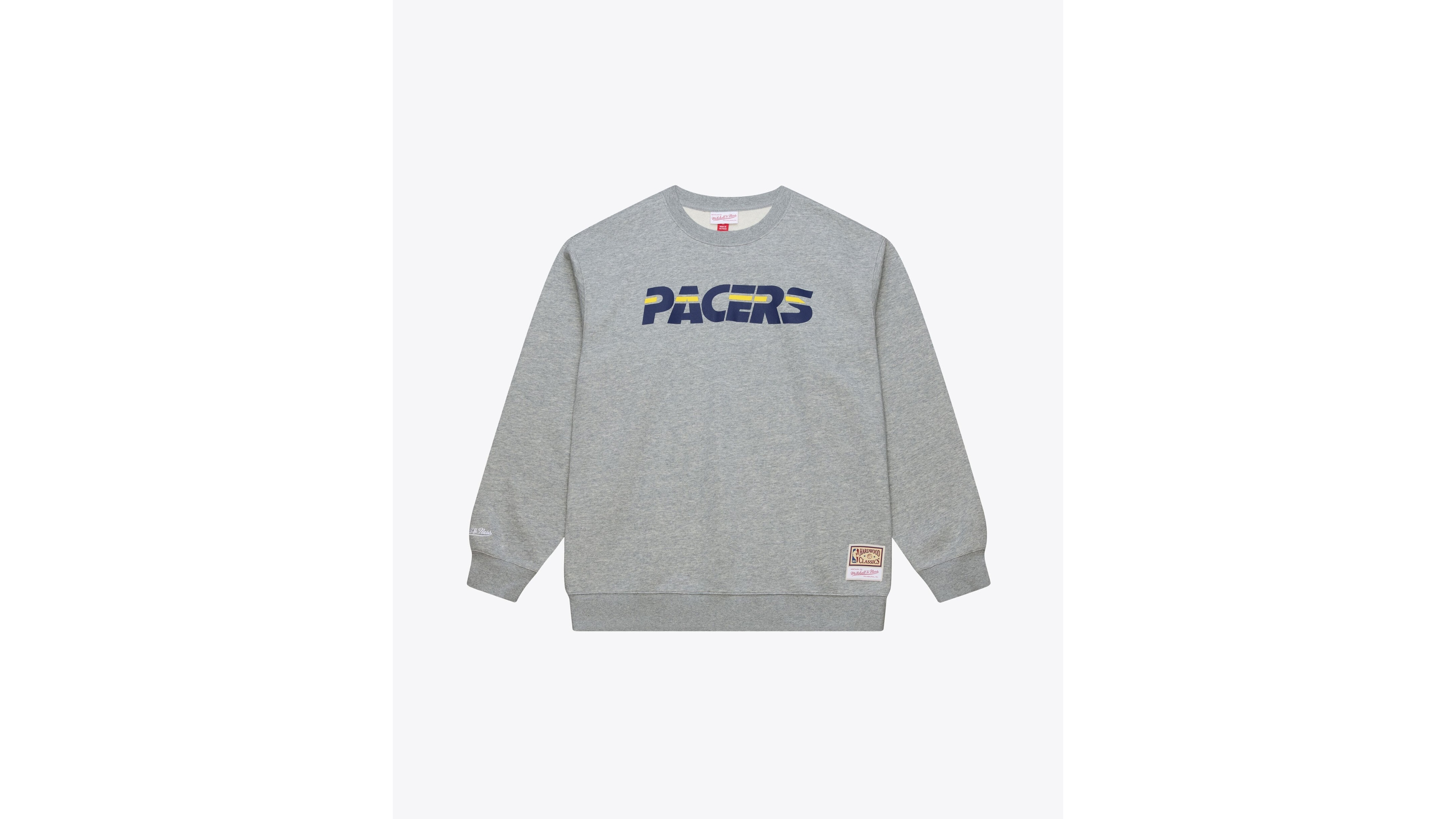 Mitchell & Ness Men's Heather Gray Indiana Pacers Walk-Off Fleece Sweatshirt
