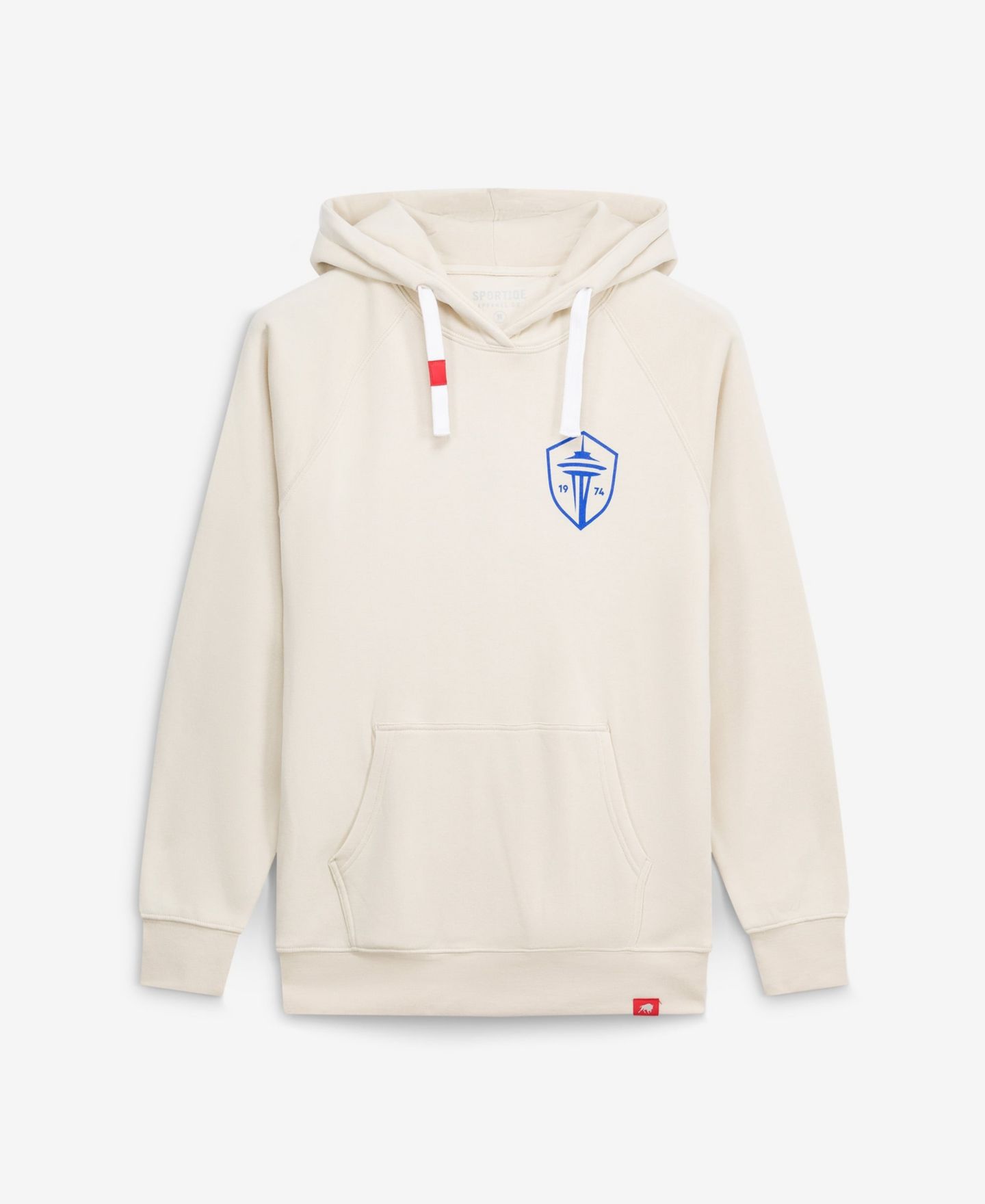 Худи Sportiqe Natural Seattle Sounders FC Olsen Tri-Blend Raglan — фото 3