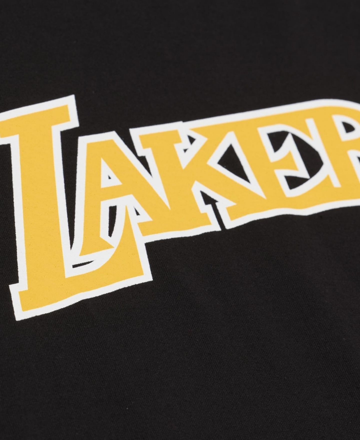 Мужская футболка Mitchell & Ness Jerry West Black Los Angeles Lakers Hardwood Classics Name Number Classic — фото 5