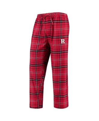 Men's Scarlet/Black Rutgers Scarlet Knights Ultimate Flannel Pants