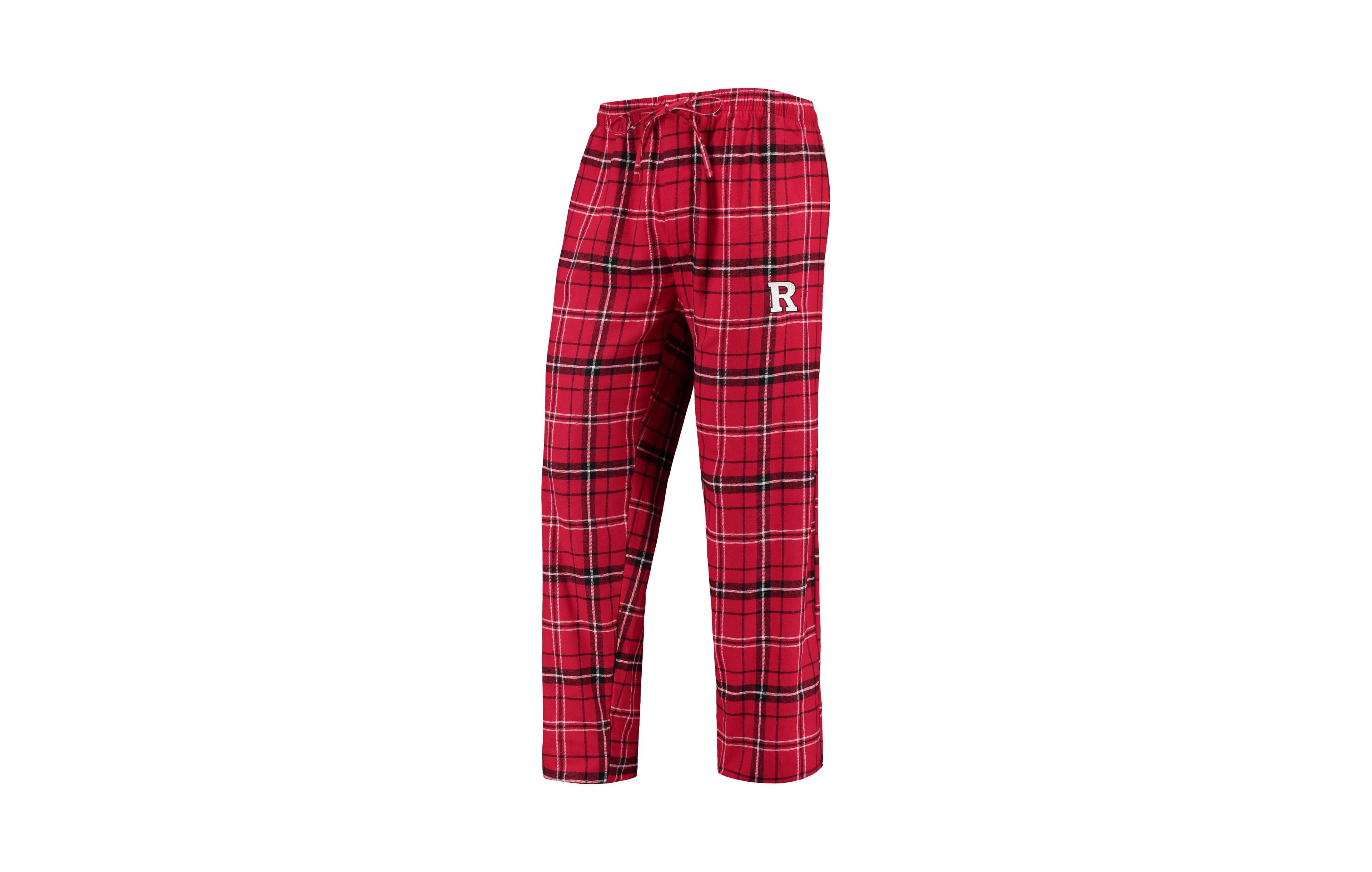Concepts Sport Men's Scarlet/Black Rutgers Scarlet Knights Ultimate Flannel Pants