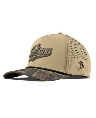 Men's and Women's Tan Indiana Hoosiers Timber Camo Adjustable Hat