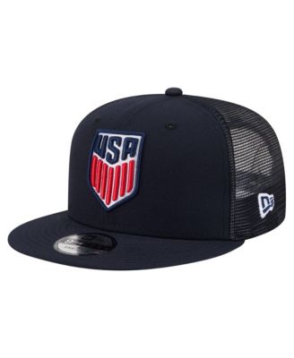 Men's Navy USMNT 9FIFTY Trucker Snapback Hat