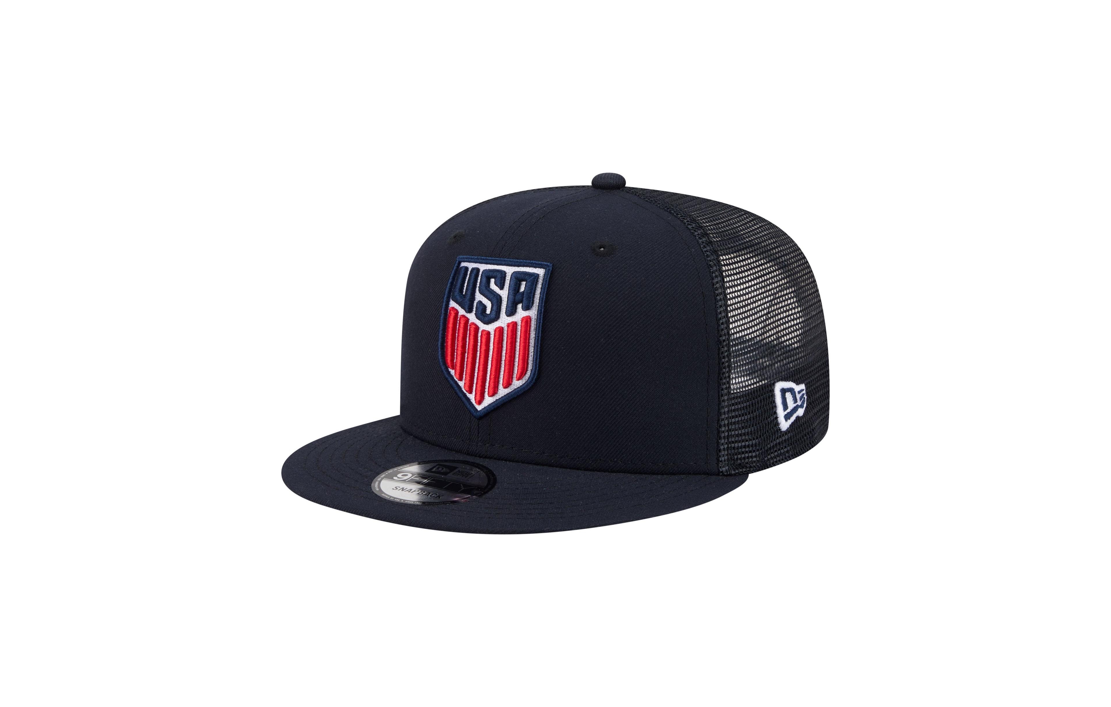 New Era Men's Navy Usmnt 9FIFTY Trucker Snapback Hat
