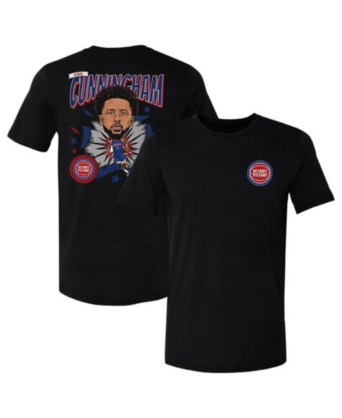 Мужская футболка 500 Level Cade Cunningham Black Detroit Pistons Caricature