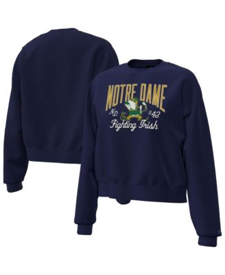 Women's Navy Notre Dame Fighting Irish Icon Fleece Sweatshirt