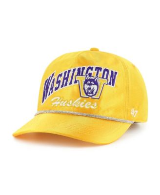 Women's Gold Washington Huskies Glitter Hitch Adjustable Hat